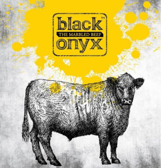 black onyx carne con marmoleo