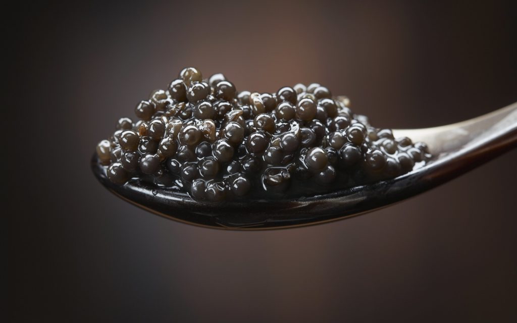 manjar exquisito el caviar